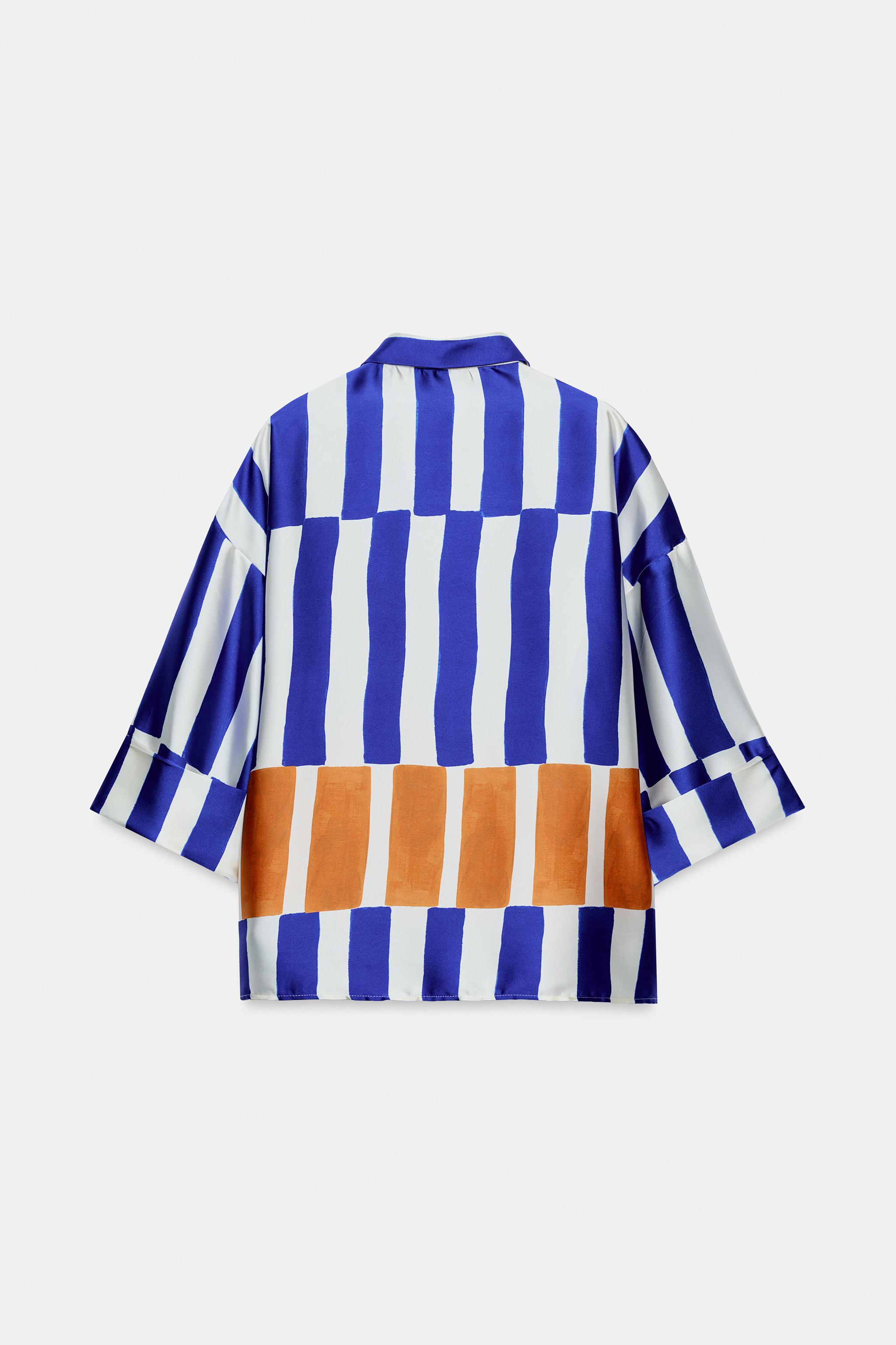CHEMISE OVERSIZE À RAYURES